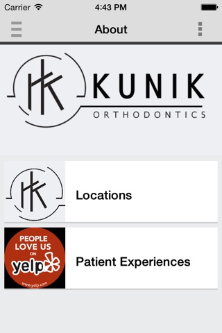 Kunik Orthodontics screenshot 2