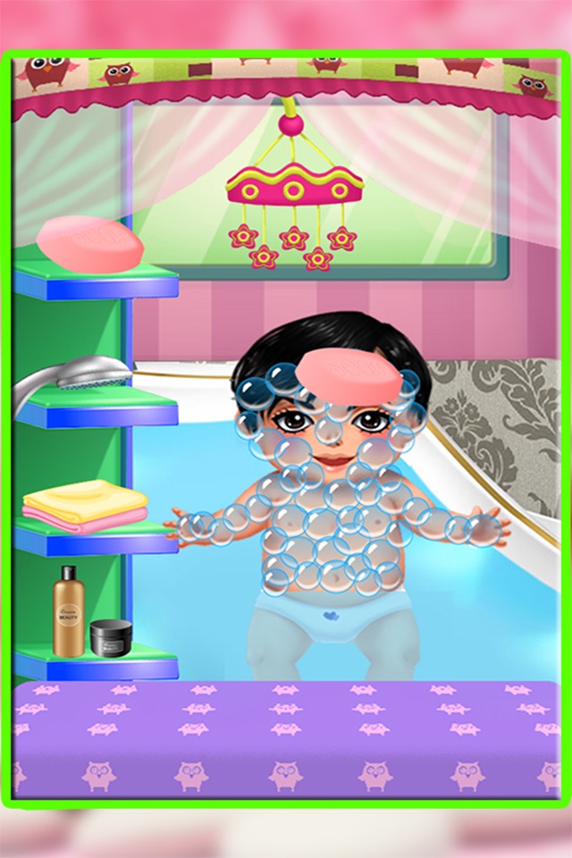 Baby Dress up Salon – Little kids bath & makeover spa game screenshot 3