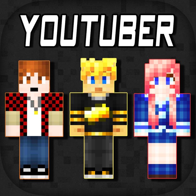 3D Youtuber Skins Collection - Pixel Texture Exporter for 