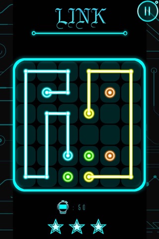 Circuit Dot Link Pipe Line Puzzle screenshot 2