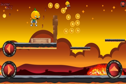 Pumpkin Boy Volcano Run screenshot 2
