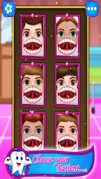 Crazy Dentist Mania game for Kids, girls and toddler