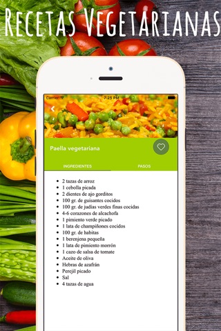 Recetas Vegetarianas Fáciles screenshot 4