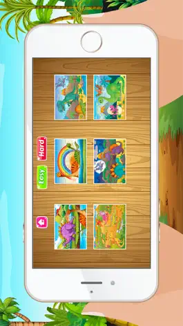 Game screenshot Dinosaur Games for kids Free - Jigsaw Puzzles for Preschool and Toddlers apk