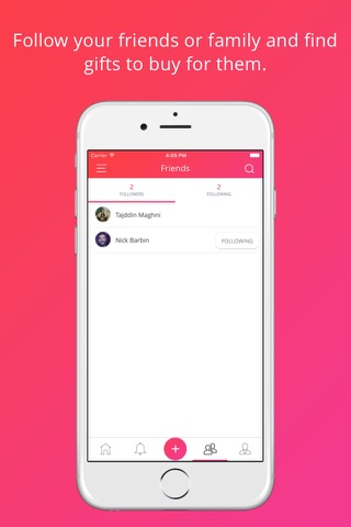Wishmob - wish list app for gifts, birthdays and more screenshot 2