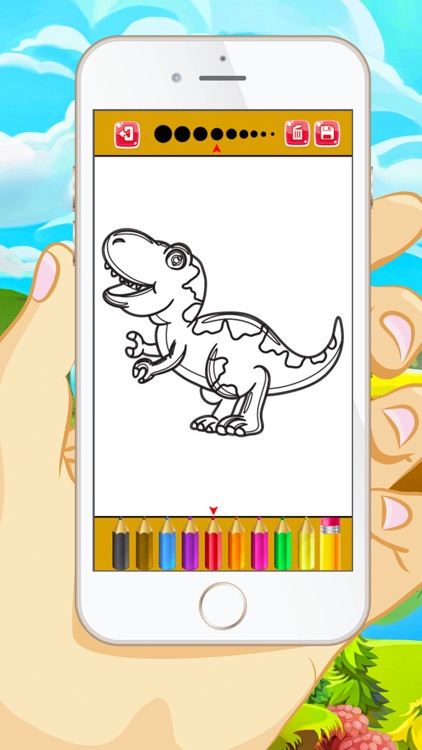 Dinosaur Coloring Book - Educational Coloring Games Free For kids and Toddlers