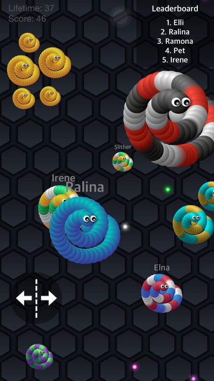 Snake vs. Worm: Multiplayer game io - Color slither in world of agar