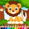 Animal Color Mix Page Paintbrush, Draw,Doodle,Coloring Book For Kid