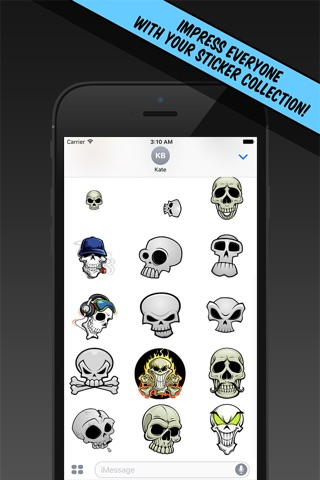 Skull Stickers screenshot 2