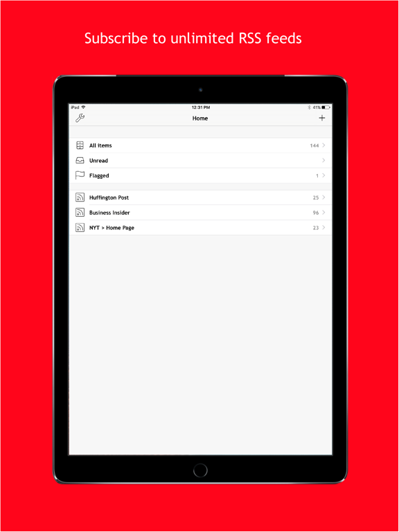 Free RSS Reader iPad Free RSS Reader iPad