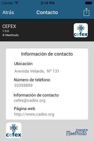 CEFEX SANTA CRUZ screenshot 2
