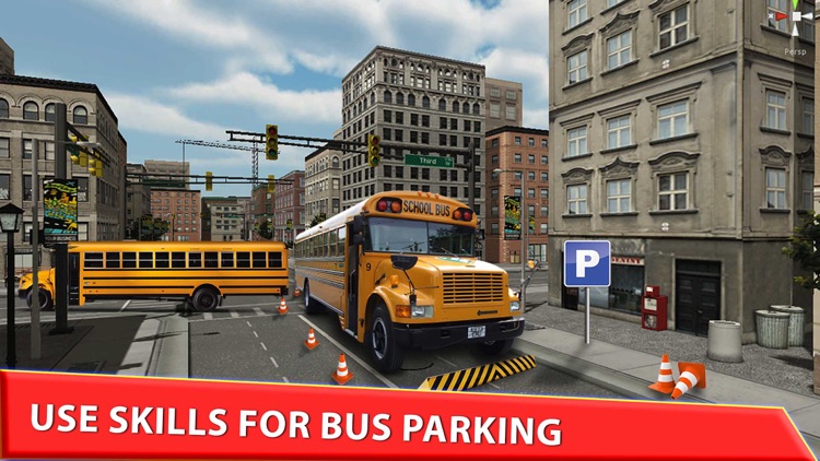 Driving School Bus Parking 2016 - Real Driving Test Career Simulator Game screenshot-4