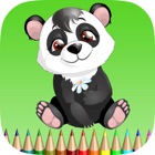 Panda Bear Coloring Book: Learn to Color a Panda, Koala and Polar Bear, Free Games for Children
