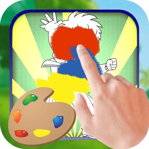 Color Book Game for Kids: For Diego Go Version iOS App