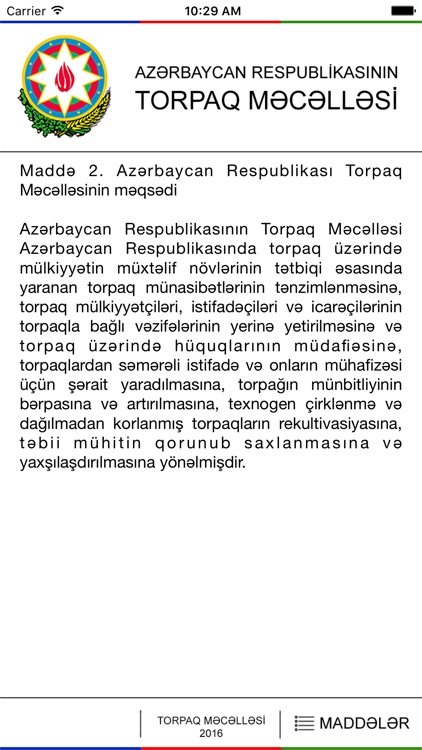 Torpaq Məcəlləsi screenshot-3