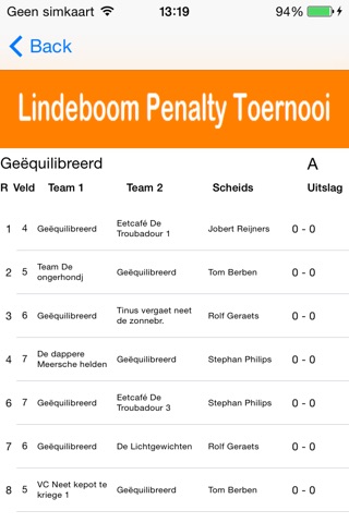 Lindeboom Penalty Toernooi screenshot 3