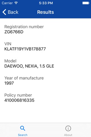 HR Auto Info screenshot 2