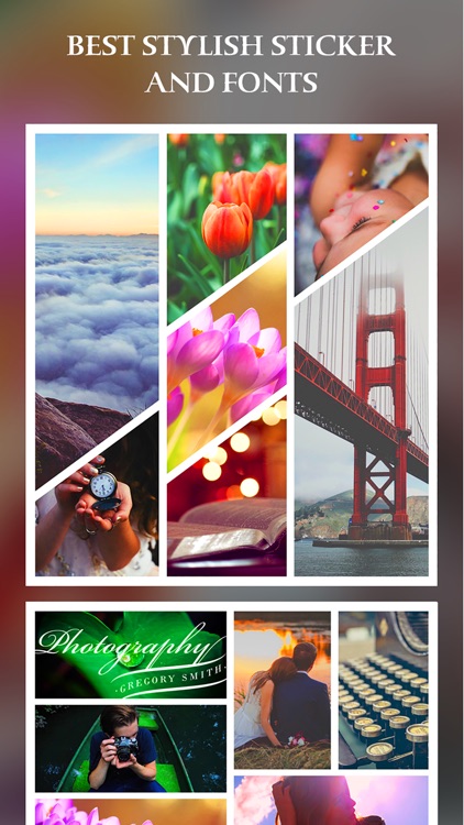 After Frame 365 Pro - Photo Collage Editor & Layout & beauty Camera & sticker screenshot-4