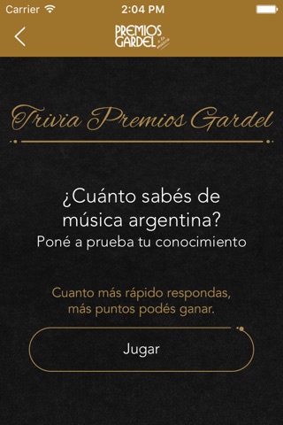 Premios Gardel screenshot 3