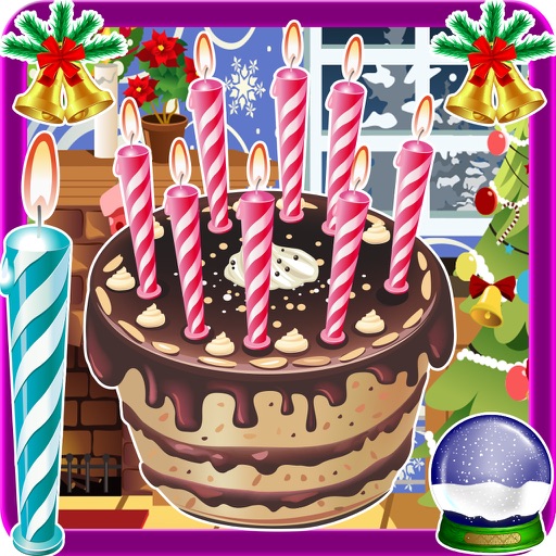 Christmas Cake Maker Salon Cooking Game Icon