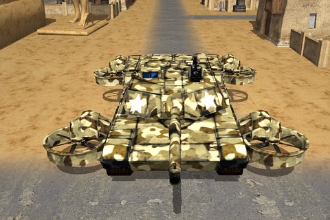 Battle Tank Flying 3D Simulator screenshot 4