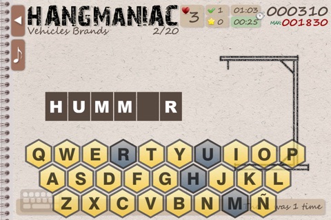 Hangmaniac LITE screenshot 4