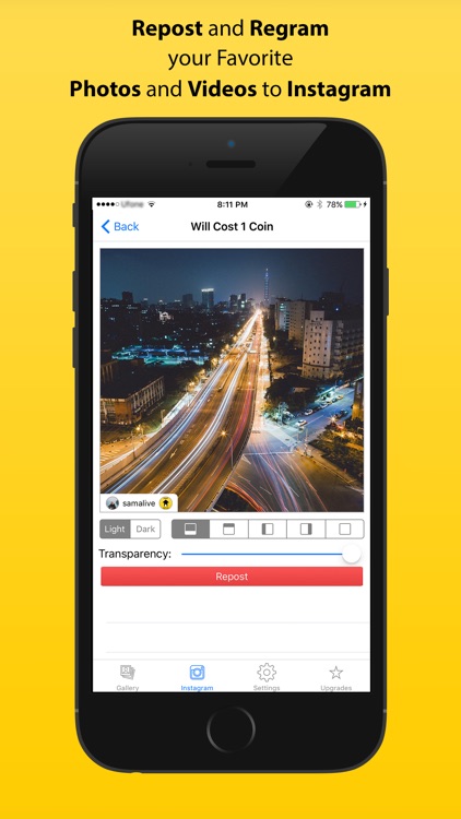 InstaSnap Upload Free for Snapchat and Instagram - Upload and Repost Photos & Videos from Camera roll, Photos library and Instagram account to Snapchat screenshot-4