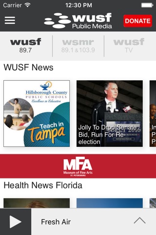WUSF Public Media App screenshot 2