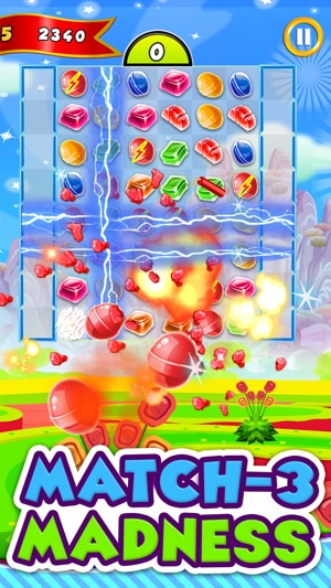 Candy World - sweetest star and match-3 angry juice heroes s(圖2)-速報App