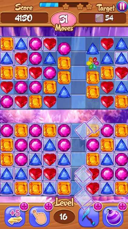 Crystal Insanity - Match 3 Diamond & Jewels Mania screenshot-3