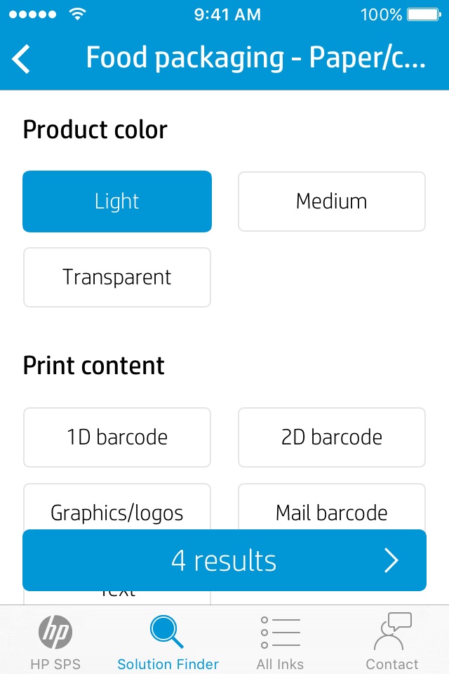 HP Specialty Printing Systems screenshot 2