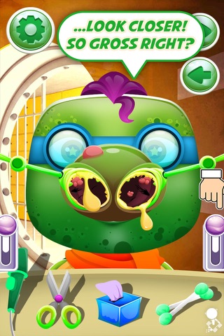 Mutant Animal Nose Hair Doctor – Ninja Surgery Games for Kids Free screenshot 3