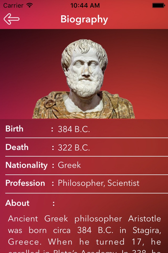 Aristotle - The Man of philosopher screenshot 2