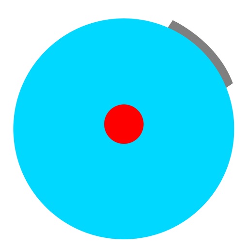 Circle hit - target the ball Icon