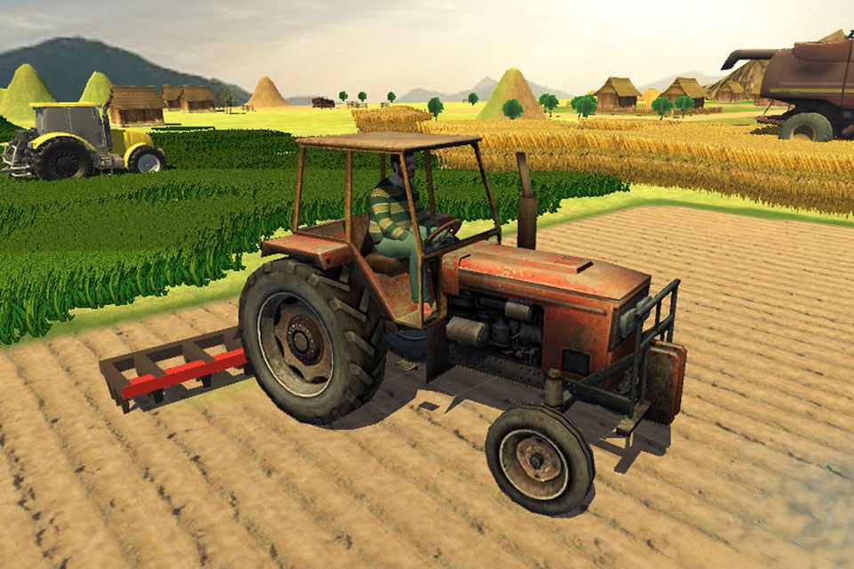 Farm Village Tractor - 3d simulator screenshot 3