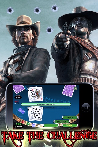 Cowboy Bandits Black Jack - Beat The House Competition screenshot 2