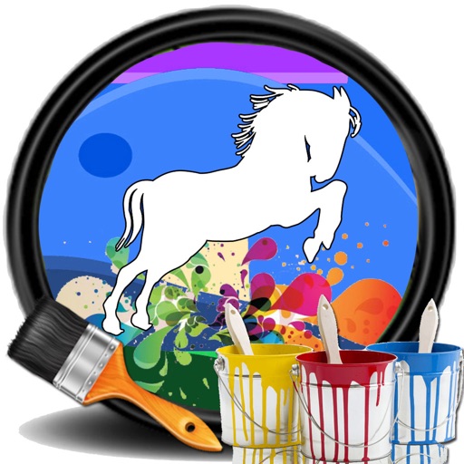 Color Fors Kids Game Horse Edition iOS App