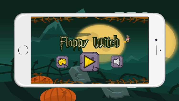 Floppy Witch Learn To Fly By Magic Broom In Halloween Night - Tap Tap Games