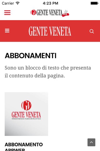 Gente Veneta app screenshot 2