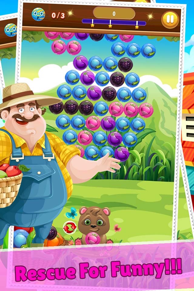 Fruit Bubble Shooter Deluxe - Addictive Puzzle Adventure Mania screenshot 3