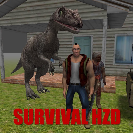 Survival HZD Island - Dinosaur & Zombie Survival icon