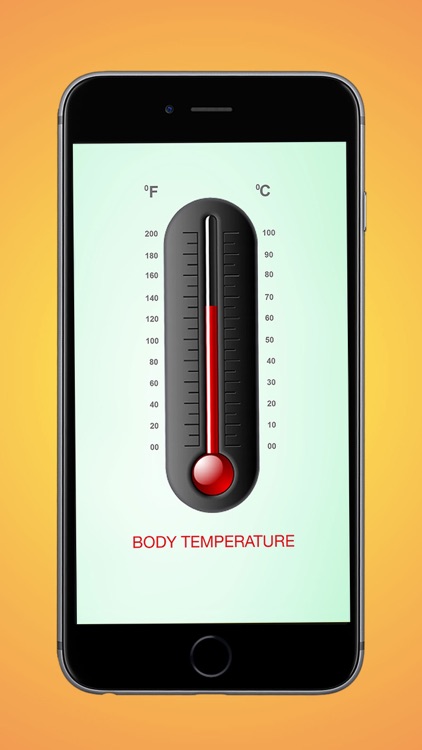 Finger body on sale temperature app