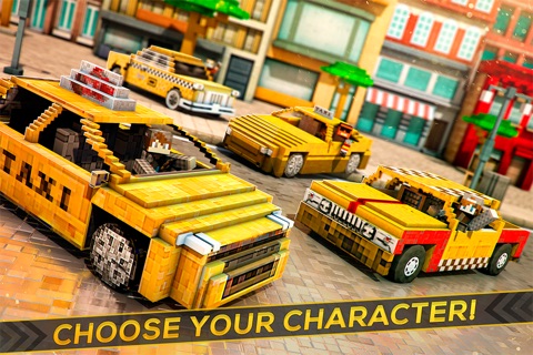 Taxi Simulator 2016 | Blocky City Car Driver Game For Free screenshot 4