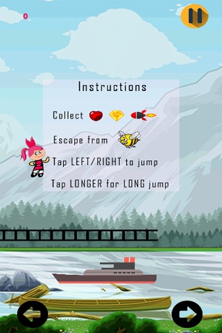 Rocket Girl : Flying Challenge for Pink Princess screenshot 2