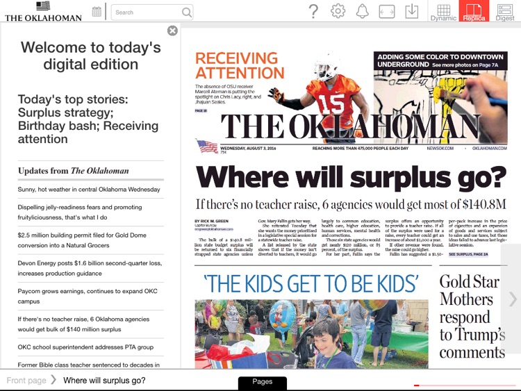 The Oklahoman Print Replica