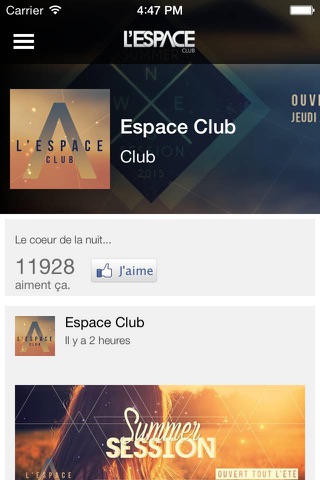l'Espace Club screenshot 3