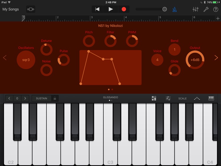 NS1 – Virtual Analog Synth Audio Unit