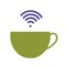 The app Free WiFi Cafe Spots helps you find a Cafe or Restaurant with a free WiFi hotspot