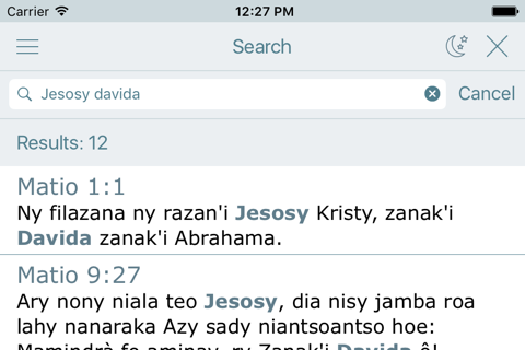 Baiboly (Malagasy Holy Bible) screenshot 4