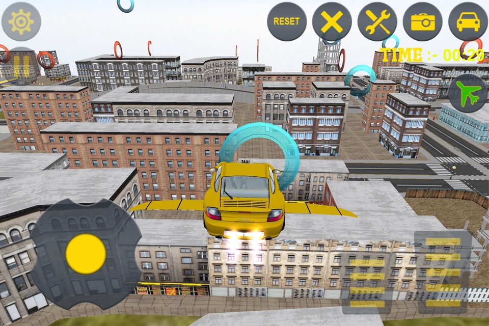 Flying Taxi Driver 3d Simulator screenshot 2